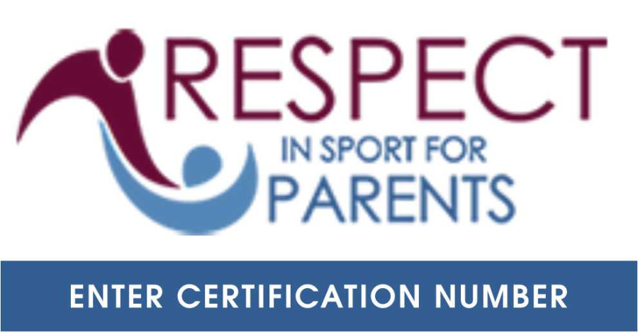 Certificate Number for Ontario Volleyball Parent Respect in Sport Program